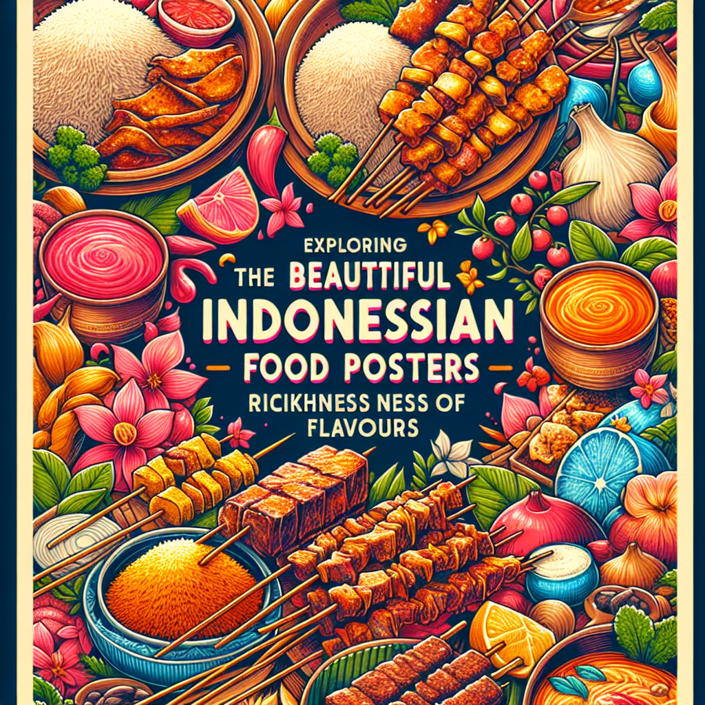 Mengenal Keindahan Poster Makanan Tradisional Indonesia: Kekayaan Rasa dan
